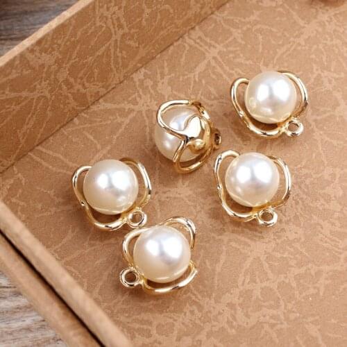 Free shipping 50pcs/lot Alloy rose gold color Hollowing flowers shape metal Jewelry Charms diy earring/necklace pendants