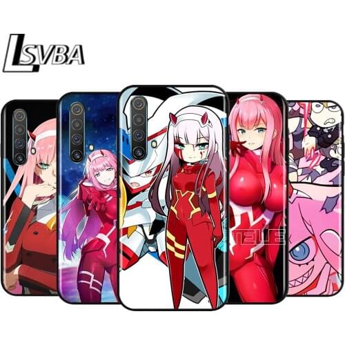 Darling in the franXX for OPPO Realme V15 X5 X3 X50 X7 X2 C17 C11 C3 C2 7 7i 6 6S 6i 5 3 2 Pro Soft Black Phone Case