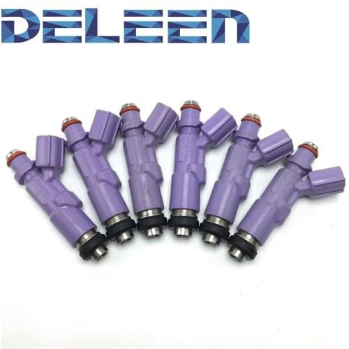 Deleen 8x Fuel Injectors OEM for 2005-09 Toyota Lexus 4.7L 5.7L V8 23250-70120 Car Accessories
