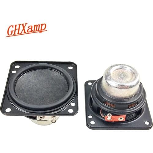 GHXAMP 2 Inch 50*48mm Neodymium Speaker 4Ohm 8W Full Range Loudpeaker Rubber Edge Fine Tone For Nordic Series Audio Diy 2pcs