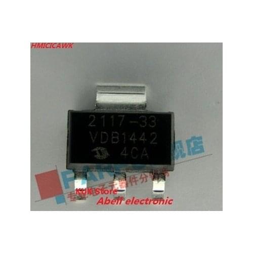 HMICICAWK 2117-33 2117-33VDB TC2117-3.3VDB TC2117-3.3 SOT-223 Original NEW 10PCS/LOT