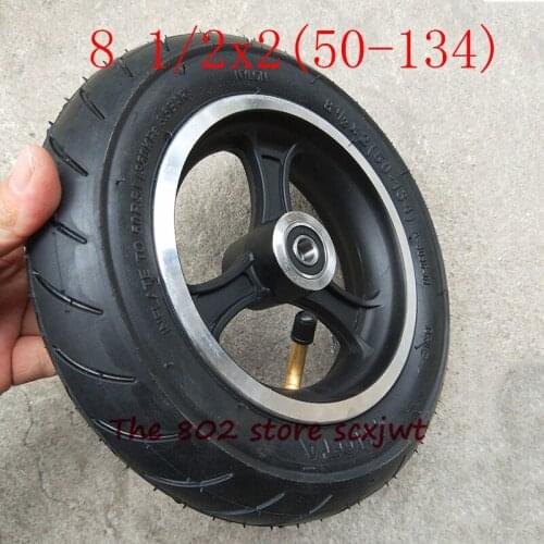 Newest 8.5 Inch 8.5x2 8 1/2x2 electric vehicle tire hub child bicycle tire 81/2*2 wheel with rim High performance