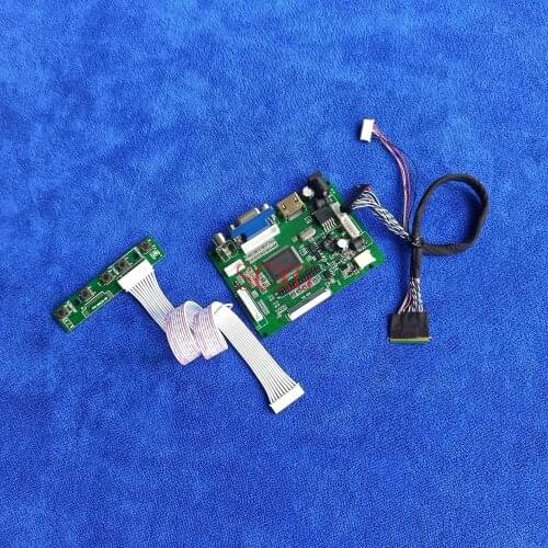 LCD monitor controller drive board DIY Kit panel screen 60Hz WLED 1024*600 VGA AV HDMI-compatible LVDS 40 Pin Fit N101L6/N101LGE