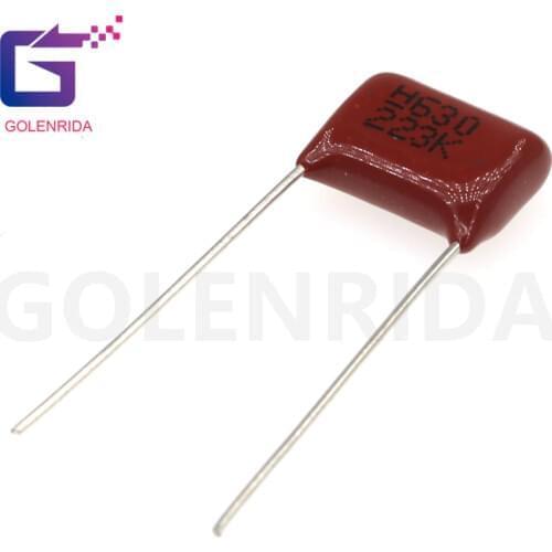 10PCS 630V223J 22NF Pitch 10MM 223 630V 0.022uF CBB Polypropylene film capacitor