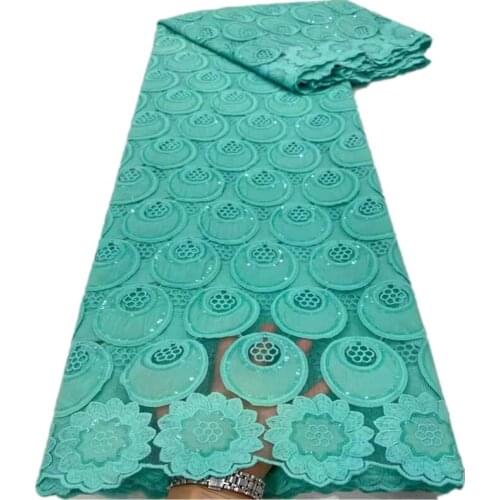 SJ Lace 2021 New Design Water Soluble African Lace Fabric High Quality Guipure Cord Lace Fabric Chiffon Lace Soft Design dp6-11