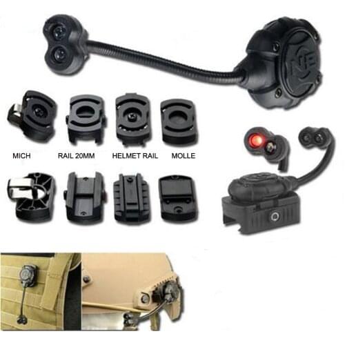 New MPLS Night Evolution Helmet flashlight Combat military Tactical hunting Light Princeton Tec MPLS2