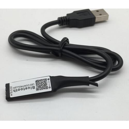 USB Mini Bluetooth DC 5V LED RGB Controller 6A 3 way 4P female Light strip interface Controller For LED Strip Light