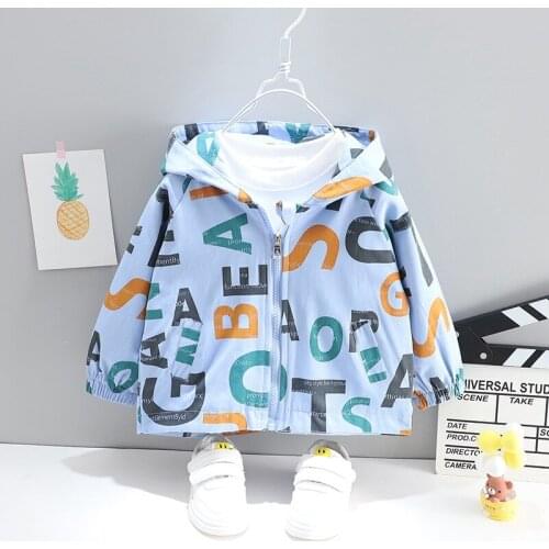 Boys Outerwear Spring Autumn Children Casual Cotton Coats For Baby Boy Kids Fashion Jackets Clothes Toddler Outfits 1-5Y Top