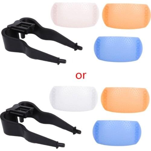 3 Color 3 in 1 Pop-Up Flash Diffuser Cover Kit Softbox for canon Pentax H05A