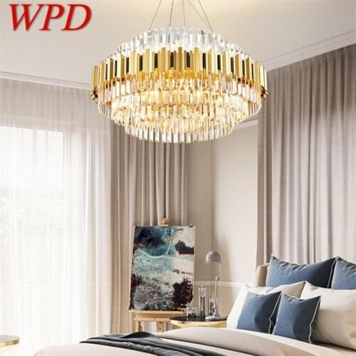 WPD Modern LED Chandelier Lighting Luxury Home Decorative Fixtures For Living Room Dining Room Villa Duplex