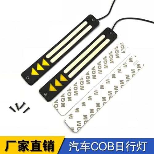 Factory Direct Selling Automotive LED Sunlight Ultra-bright Waterproof Driving Silicone thin Flexible General Refitting Lamp