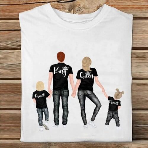 Women Short Sleeve Cartoon Family Love Cute Mama Mom Mother Fashion Clothes Print Tshirt Female Tee Top Ladies Graphic T-shirt