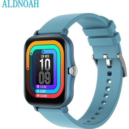 ALDNOAH 2021 Woman Smart Watch Full Touch Screen Knob Rotation Fitness Tracker GTS 2 Smartwatch For Xiaomi IPhone PK P8 Plus