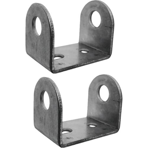 2 Pieces Durable Stainless Steel Kayak Canoe Inflatable Boat Fishing Raft Rudder Mount Bracket Spare Parts Gear Kit