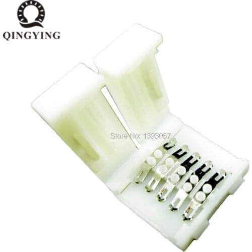30pcs 12mm 5Pin LED Strip Connector 5 Pin Connectors Free Welding Extension Wire Connection for 5050 RGBW RGBWW Strips