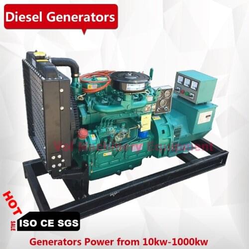 40kva engine generator price chinese engine brushless alternator for home use