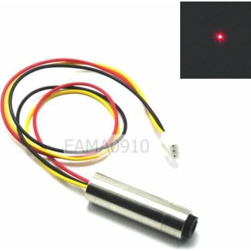 650nm 10mW 12x40mm Dot Red Laser Diode Module 5V w/TTL 0-15KHz