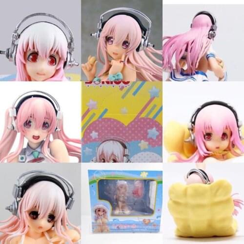 Super Sonico Anime Figure Super Sonico Valentine Ver. PVC Action Figure Toys Sonico Collection Model Doll Gift