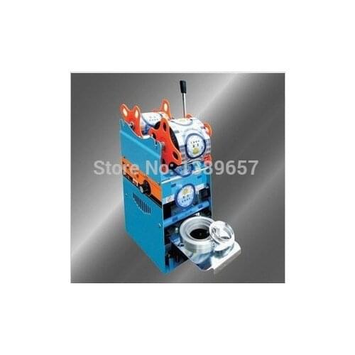 Free shipping milk tea Cup Sealing Machine for drink package Manual cup sealer bubble tea cup sealing machine