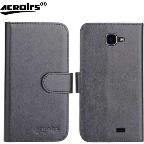 Ergo A502 Aurum Case 5" Factory Direct! 6 Colors Dedicated Leather Exclusive Special Phone Cover Crazy Horse Cases+Tracking