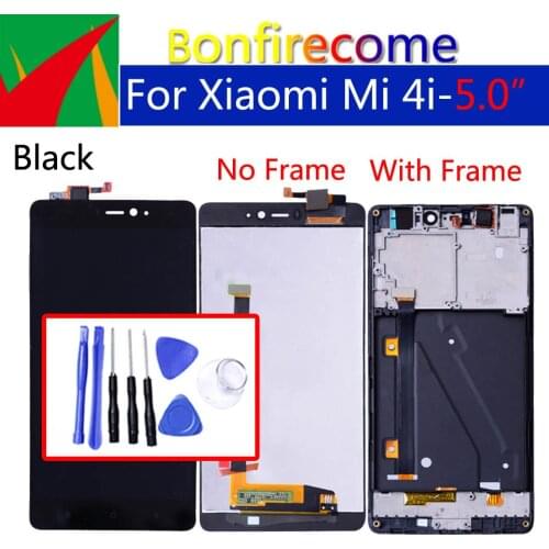 5.0" Display For Xiaomi Mi4i LCD Touch Screen Digitizer With Frame Original Replacement For Xiaomi Mi 4i Display Assembly