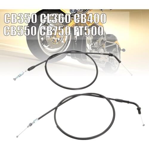 For Honda 1PC Plastic Throttle Cable Set Push And Pull Support CB350 CL360 CB400 CB550 CB750 FT500