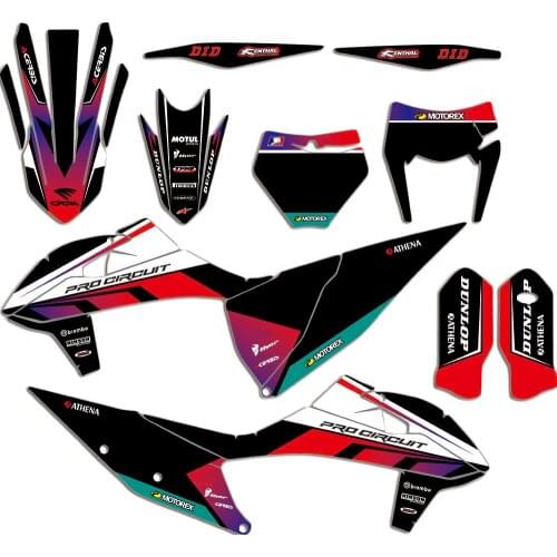 Motorcycle Team Graphic & Backgrounds Decal Sticker Kits for KTM SX SXF 2019-2020 &EXC XC XCF 2020-2021