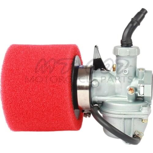 Engine PZ22 22mm Carburetor & 38mm Air Filter For Keihin 110cc 125cc KAYO Apollo Bosuer xmotos Kandi dirt/pit bikes monkey ATV