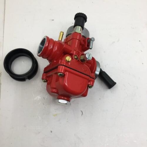 SherryBerg RED carburetor carb for Dellorto MODEL PHBG DS 19mm Racing w plastic cover manual Choke caraburettor vergaser + cover