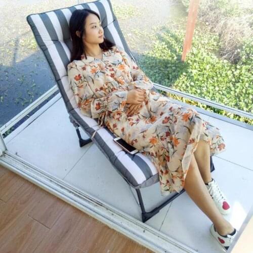 Lazy sofa tatami small apartment bedroom bay window simple single sofa balcony leisure folding lunch break recliner