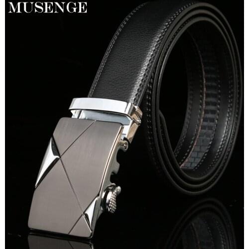 Cowskin Designer Belts for Men High Quality Leather Male Belts Mens Luxury Brand Automatic Buckle Gift 3.5cm Width 130cm Long