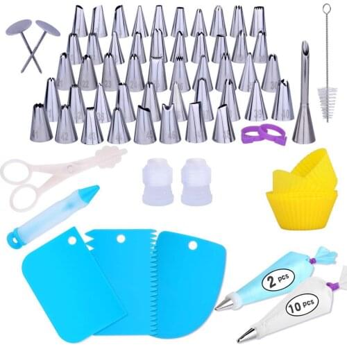 With Numbered 78-piece Decorating Mouth Set Cake Decorating Mouth Cream Spatula Puff Mouth Converter Kit