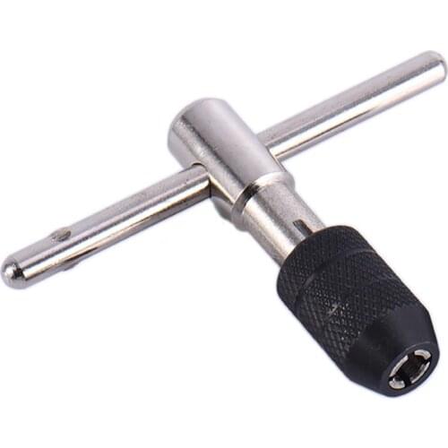 Newest T-handle Reversible Single Tap Wrench Tapping Threading Tool M3-M8 Screwdriver Tap Holder Hand Tools