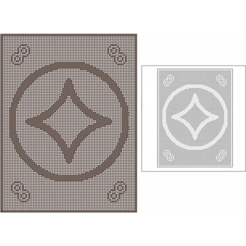 New 2021 Diamond Copper Coin Panel Metal Cutting Dies for DIY Scrapbooking and Card Making Background Embossing Craft No Stamps