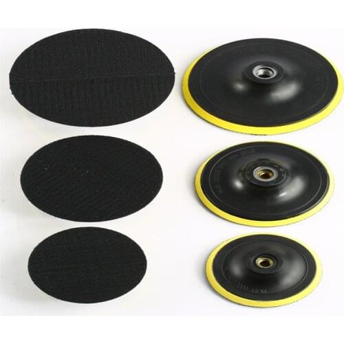 Backing Buffing Electric Grinding Disc Tray Sprocket Wheel Polishing Disk Sticky Sandpaper Chuck Grinder Suction Cup
