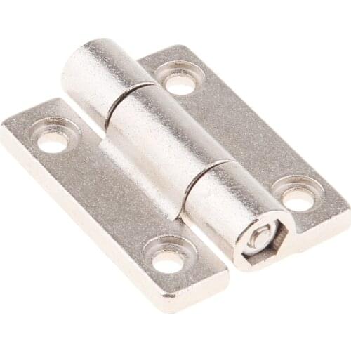 Adjustable Torque Position Control Hinge 45x34mm,Silver,Zink Alloy