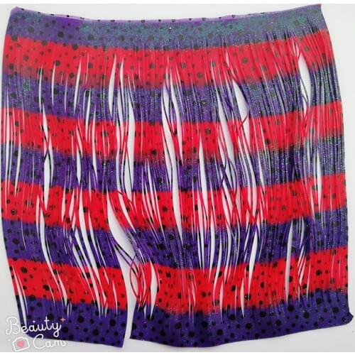 In stock 200strands/pcs Silicone Skirts Fishing Accessories, DIY spinnerbatis buzzbaits rubber jig lures, Salty Squid Rubber- 83