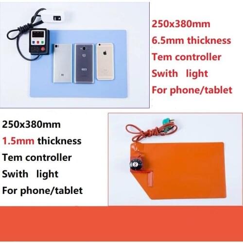 Silicone Heater Silicone Rubber Heating Plate Mobile Phone Split Screen Heating Pad Phone Repair Tool