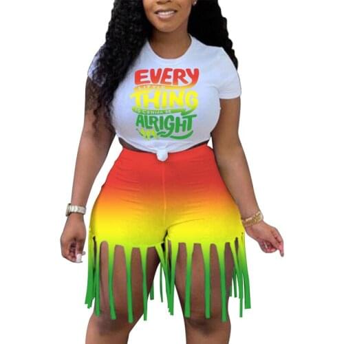 Tracksuit Women Two Piece Outfits 2021 Pants Sets Letter Print 90s T-Shirt Top Female Pencil Pants Street Jogger Suit Loungewear