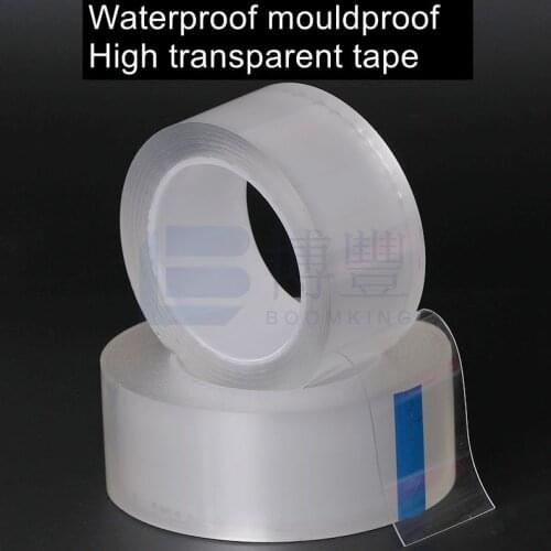 Waterproof and mouldproof Transparent Tape,Material PET + acrylic glue,thickness 0.5mm