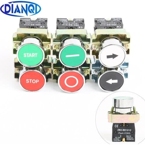 XB2-BA4342 BA3331 BA3351 BA4322 BA3311 BA3341 NO/NC Momentary flat push button with mark switch Self-Reset 22mm