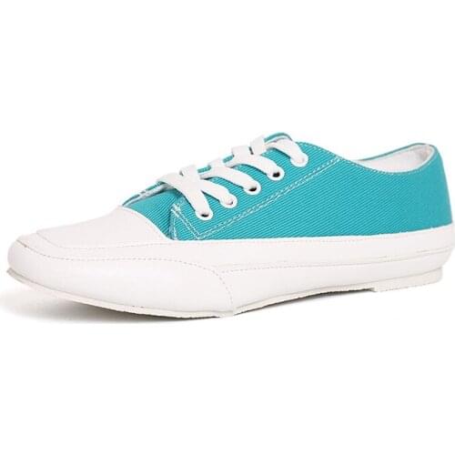 Womens Flats 2019 Spring/summer New Lace-Up Square Toe College Style Shoes Women Flat Casual Ladies Shoes