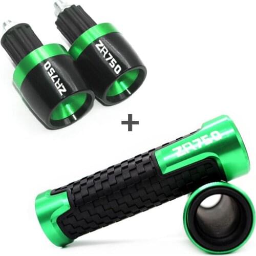 ZR750 For Kawasaki ZR750 ZR 750 ZEPHYR 1990-1996 1995 1994 1993 1992 1991 Motorcycle handlebar grip end knobs Handle bar grips
