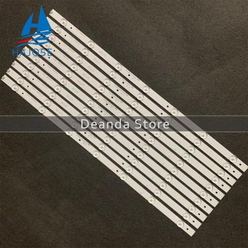1Set=10PCS LED Backlight Strip 7 Lamps Hisense_55 HD550DU-B52_10X7_3030C_V0_20151012 For 55H8C 55K3300UW H55m3300