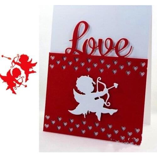 Angel Cupid Metal Cutting Dies for Scrapbooking Paper Craft Embossing Die Card Making Stencils New 2019 Valentine