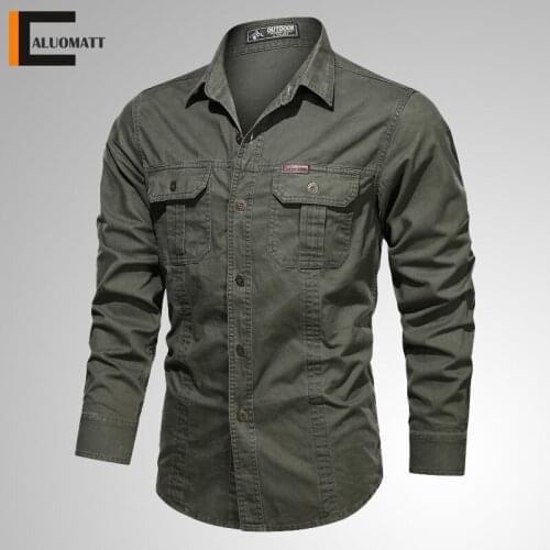 CALUOMATT Men's Shirts