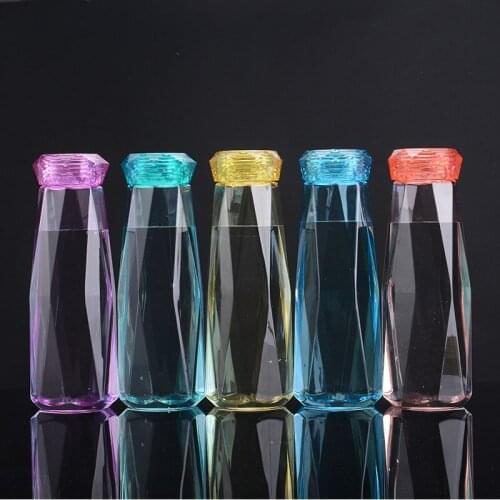 Diamond Water Cup Girls water Cup Student Water Cup Outdoor Sports Plastic Cup Creative Gift Cup Drinking utensils