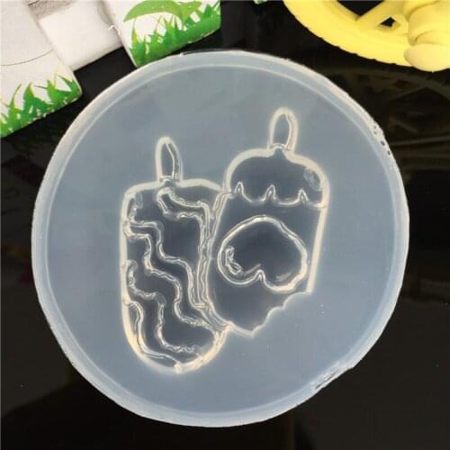 Ice cream Liquid silicone mold DIY resin jewelry pendant necklace pendant lanugo Phone case patch accessories molds for jewelry