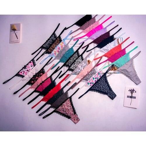 Cotton Womens Sexy Thongs G-string Underwear Panties Briefs For Ladies T-back,gift,3pcs/lot ac142