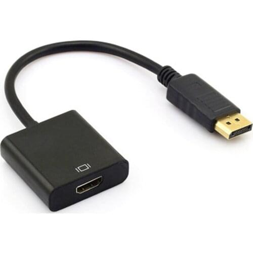 Best Quality Display port DP to HDMI Adapter Cable Displayport DP Male To HDMI Female Converter for Macbook Pro Wholesale Lots